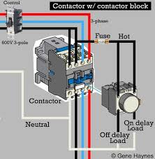 Contactor Block Electrical Circuit Diagram Electrical Projects Home Electrical Wiring
