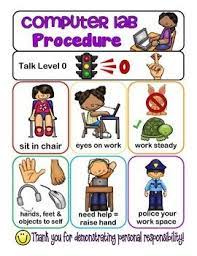 State the safety precautions for the use of ict tools examples of ict tools 1. Pbs Toolkit Procedures For Computer Lab And Cyber Safety Computer Lab Elementary Computer Lab Cyber Safety