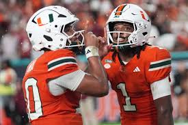 No. 1 Miami beats Pitt 52-23 behind Toney and Mensah