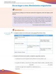 Les compartimos la estrategia que nuestra compañera emplea para trabajar con los nuevos cuadernos de actividades de geografía de sexto. Leccion 3 De Un Lugar A Otro Movimientos Migratorios Ayuda Para Tu Tarea De Geografia Cuaderno De Actividades Sep Primaria Sexto Respuestas Y Explicaciones