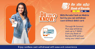 You can still gain access to your money in other ways, such as going to your local branch and filling out a withdraw slip, writing a check made payable to cash or using your bank's smartphone app. Bank Of Baroda On Twitter Enjoy Hassle Free Cash Withdrawal From Your Mobile Phone Barodamconnectplus App By Bankofbaroda Gives You The Flexibility To Withdraw Up To Rs 5 000 Without Using Your Debitcard Know More