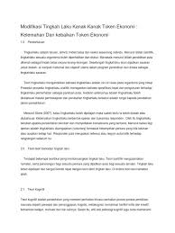 Adaptasi tingkah laku adalah kegiatan atau tingkah laku hewan yang menyesuaikan dengan kondisi lingkungan untuk membantunya bertahan hidup. Modifikasi Tingkah Laku Kanak
