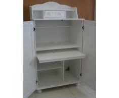 Pc Schrank Aus Massiver Kiefer Mit Aufsatz Weiss Pc Schrank Schrank Arbeitszimmerideen
