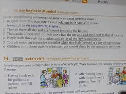 Without it, the main clause would be incomplete. Participle Clauses Hilfe Schule Englisch Grammatik