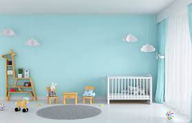 La chambre est orientée est donc meme si j aime les bleu foncés j ai peur que cela fasse froid. Decoration Murale Chambre Bebe 50 Inspirations Tendance