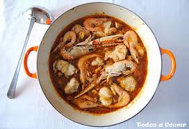 Cómo hacer una zarzuela de pescados y mariscos. Zarzuela De Pescado Y Marisco Receta De Fiesta Todos A Comer