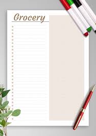 That said, you don't have to type in your grocery items. Printable Meal Planner Templates Download Pdf