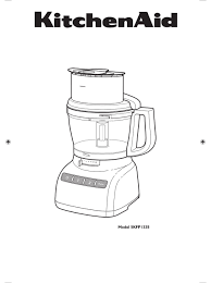 Have a look at the manual kitchenaid 7 cup food processor manual online for free. Kitchenaid 5kfp1335 Instructions Manual Pdf Download Manualslib