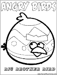 Angry birds coloring pages free to print. Angry Birds 25079 Cartoons Printable Coloring Pages