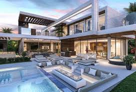Modern Villa In Los Flamingos Marbella Padierna Luxury Homes Dream Houses Modern Mansion Modern Villa Design