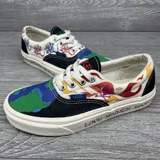 Vans Era Elements Skate Shoes Women's Size 5.5 Love Mother Earth Wind Fire  Water