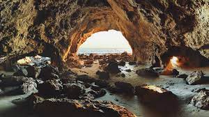 In A Cave At El Matador State Beach Losangeles El Matador Beach China Beach Beach
