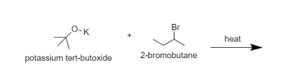 1 bromo 2 propene reacts with potassium tert butoxide