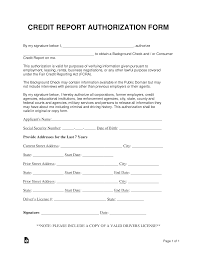 Must be on company letterhead; Free Credit Report Authorization Consent Form Word Pdf Eforms