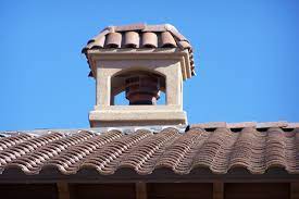 Mission Style Chimney Crown In Stucco Ready Spanish Tile Ready Format From Chimney King Ul Listed And Labeled For U Chimney Design Chimney Cap Ranch Remodel