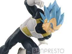 Structurally he is a repaint of the most recent super saiyan vegeta with new head sculpts. Dragon Ball Super Broly Ultimate Soldiers The Movie Vol 3 Super Saiyan Blue Vegeta