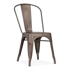 Tolix Style Metal Side Chair Rustic Metal Side Chair Rustic Chair Side Chairs