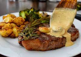 Resep Rib Eye Steak With Mushroom Gravy Sauce Oleh Amalia Dapurngepulcom Recipe Daging Iga Sapi Memasak Resep