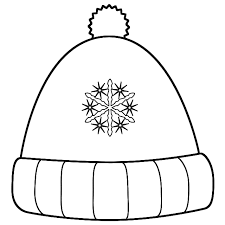 Winter Hat With Snowflakes Coloring Page Clothing Coloring Pages Winter Winter Coloring Pages Snowflake Coloring Page