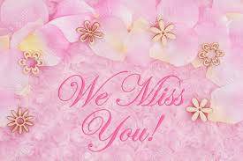 In this case, roots from the previous year work in your favor. We Miss You Message With A Pink And Yellow Flower Petals And Wood Petals On Pale Pink Rose Plush Fabric Stock Photo Picture And Royalty Free Image Image 119445588