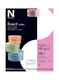 Maybe you would like to learn more about one of these? Neenah Exact Index Card Stock 250 Sheets Office Depot