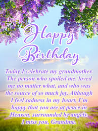 Birthday Wishes For Grandma From Granddaughter Today I Celebrate You Happy Birthday Card For Grandmother In Heaven Birthday Greeting Cards By Davia In 2020 Birthday In Heaven Quotes Birthday In Heaven Happy Birthday In Heaven