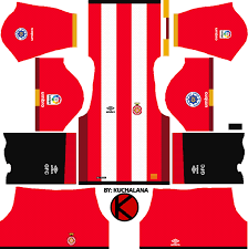 Goal keeper home and away kits are also available in which all the dimensions of the kits images are standard 512 x 512. Girona Fc 2017 18 Dream League Soccer Kits Kuchalana