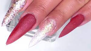 Hola mis bellas, que tal su semana? Unas Acrilicas Para Sanvalentin 14 De Febrero Youtube