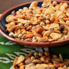Bite Size Spanish Snacks Spanish Cocktail Snack Mix Traditional Spanish Recipes Spain Food Spanish Snacks
