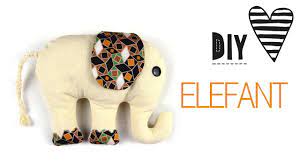 Ultra weicher kuschelelefant höhe sitzend ca. Diy Elefant Nahen Kuscheltier Mit Schnittmuster Youtube