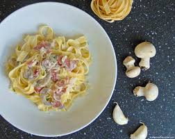 L Italie Dans Ma Cuisine Tagliatelle Au Speck Et Champignons Tagliatelles Champignon Recette Recettes De Cuisine