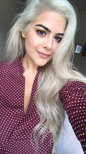 Platinum Blonde Hair Dark Eyebrows Platinum Blonde Hair Blonde Hair Dark Eyebrows Blonde Hair Black Eyebrows