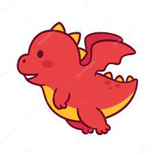 How 2 draw a dragon? Cute Cartoon Flying Baby Dragon Funny Little Chubby Dragon Character Drawing Premium Vector In Adobe Illustrator Ai Ai Format Encapsulated Postscript Eps Eps Format