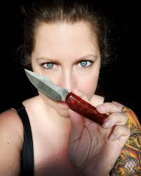 All Damascus hunter. #bladeshow #atlanta #table17c #damascus #swedish  #micke #michaelandersson #sharp #art #hunting photo Andre Andersson