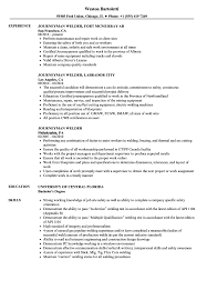 160+ free resume templates for word. Journeyman Welder Resume Samples Velvet Jobs