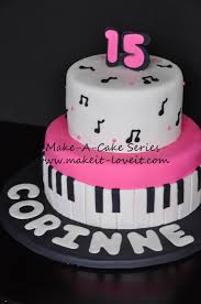 So yummy dessert decorating for party. Make A Cake Series Music Cake Make It And Love It
