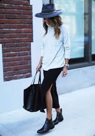 Work fashion style personal style inspiration outfits midi skirt pencil street style clothes fashion minimalist fashion. 26 Stunning Outfits With Chelsea Boots For Fashionable Ladies Styleoholic