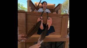 New Renfaire Tickling Video 8! Public Renaissance Faire! Fairy Wench's Feet  Tickled in the Stocks! - YouTube
