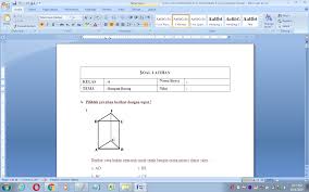 Upgrade and get a lot more done! Soal Ulangan Harian Matematika Kelas 6 Materi Bangun Ruang Antapedia Com