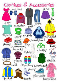 Clothes And Accessories Poster Worksheet Free Esl Printable Worksheets Made By Teachers Vocabulary Clothes English Clothes Clothes