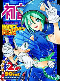 22nd Anniversary Sonic W Hatsune Miku By Segamastergirl Hatsune Miku Miku Sonic