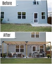 Im building a 10x10x 2 foot off the ground freestanding (not attached to anything)deck.what size framming lumber would yous suggest.i have a bunch of pt 2x6s at no cost to me,brand new also.i was thinking of using them.i would. Pretty Real Our Patio Makeover Part Ii Patio Makeover Backyard Patio Backyard Patio Designs