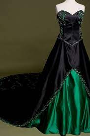 21 Magical Wedding Dresses Harry Potter Fans Will Adore Harry Potter Dress Slytherin Dress Green Wedding Dresses