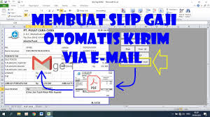 Slip gaji is a program that was designed to be used by managers and business owners. Cara Membuat Slip Gaji Yang Bisa Otomatis Dikirim Via Email Youtube