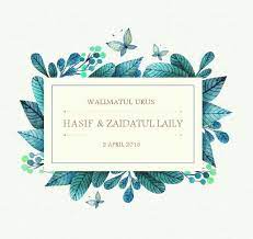 « » walimatul urus mujib & shahidah. Walimatul Urus Along 2016 Watercolor Leaves Butterfly Background Watercolor Design