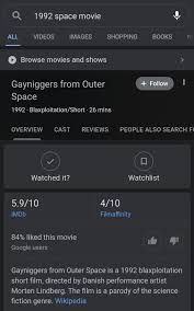 If the movie you're posting hasn't been posted in the last two weeks. Thanks I Hate The 1992 Space Movie Tihi