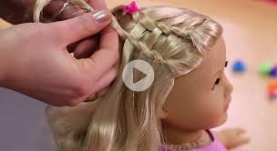 This hairdo at dolled up with american girl is out of this world! Dos Dolls Fun American Girl Hairstyles For Your Girl And Her Doll American Girl