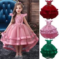 The royal's elegant dress, which was. Buy Children Baby Girl Solid Color Fancy Princess Dress Sleeveless High Low Wedding Party Wedding Gown Kids Gift At Affordable Prices Price 23 Usd Free Shipping Real Reviews With Photos Joom