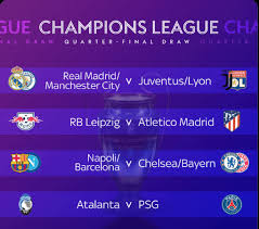 Add your favorite league or match by clicking on button. Uefa And Europa League Quarter Final And Semi Final Draws Unkleaboki Diary Awesome Funny 10 7 20