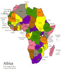 This downloadable blank map of africa makes that challenge a little easier. Africa Control Maps Masters Montessori Geography Materials Africa Map Montessori Geography Africa